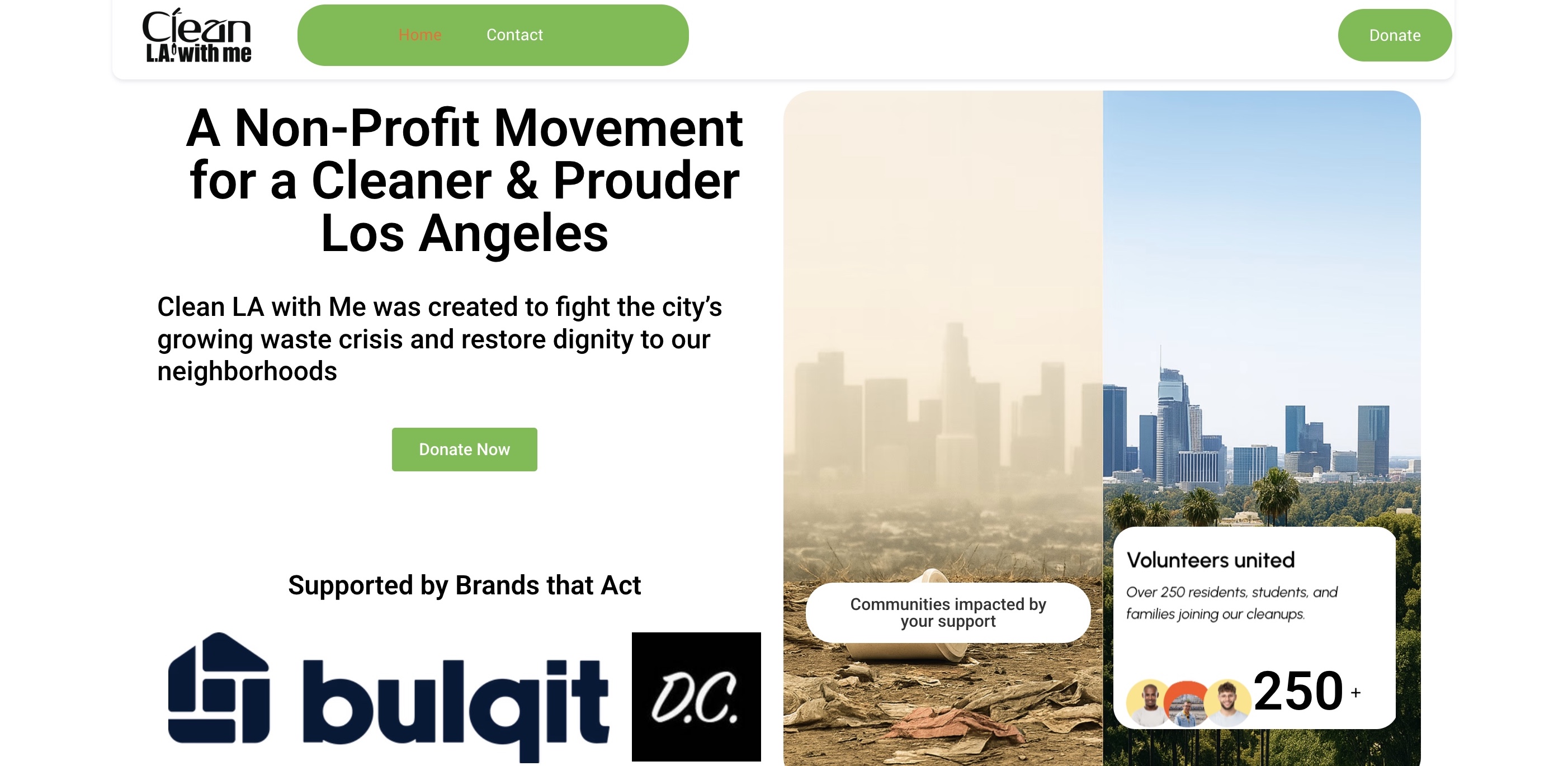 Clean LA With Me Website